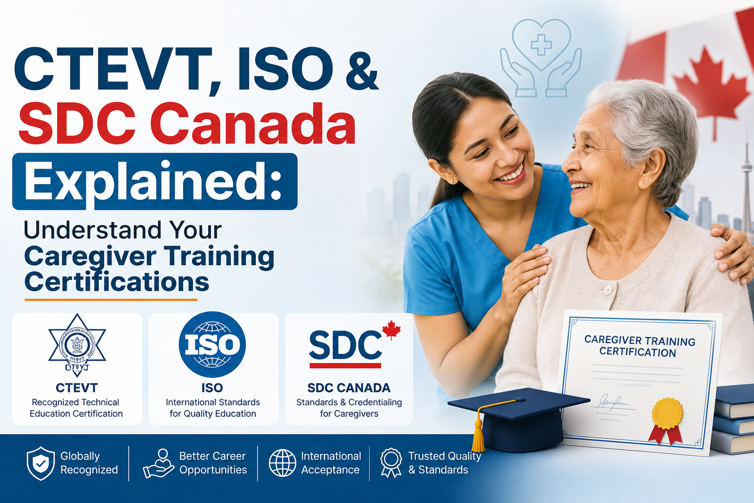 CTEVT, ISO & SDC Canada Explained: Understand Your Caregiver Training Certifications